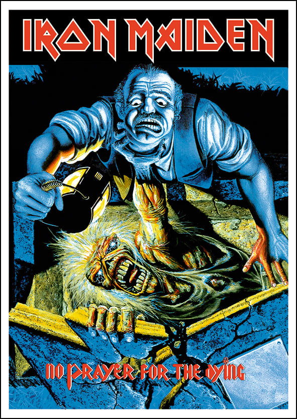 Iron Maiden - No Prayer For The Dying | retro.posters